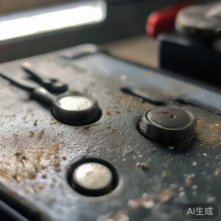 清洁开关按钮，或更换故障件