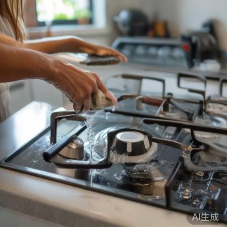 燃气灶后检查泄漏