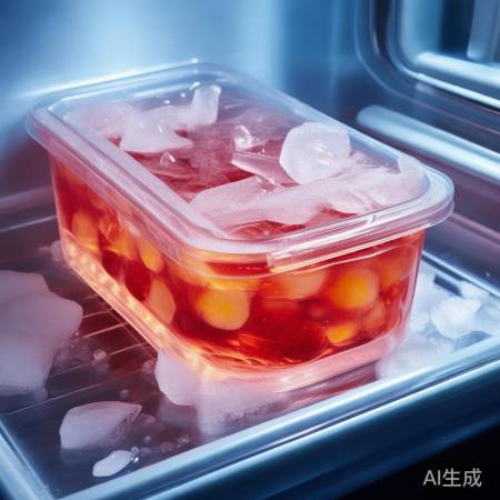 分层放置食物，加速冷冻