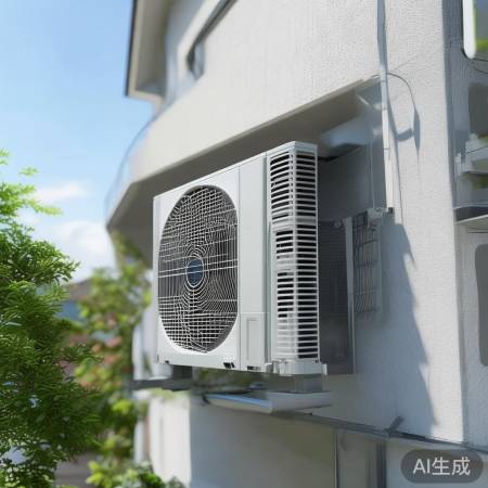 空调外机装通风处