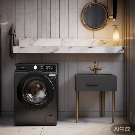 洗脸台选适中，洗衣机低噪节能