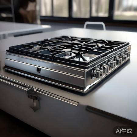 内嵌燃气灶，低调绅士风