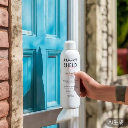 “门盾防晒霜，防水防汗，清新无