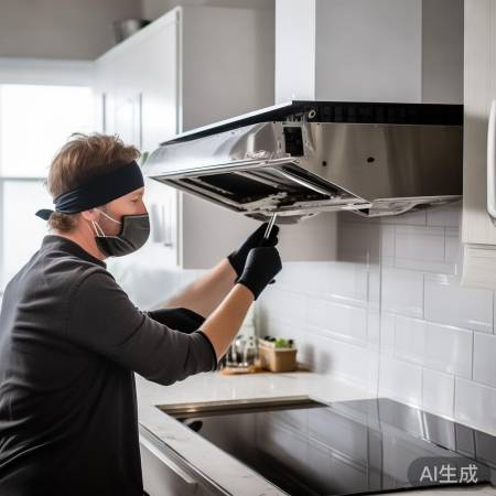 九牧油烟机拆装易，清洁延寿命