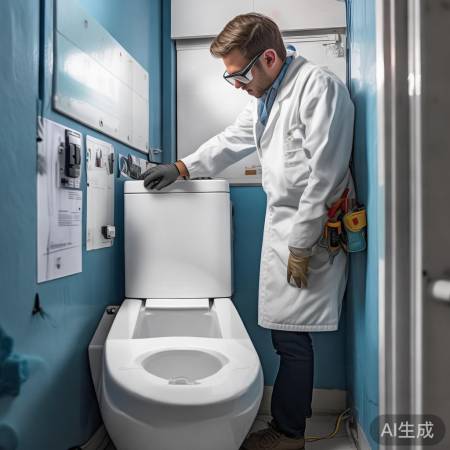 维修马桶先断电，找专业人士。