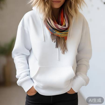 白套头衫，百搭神器。