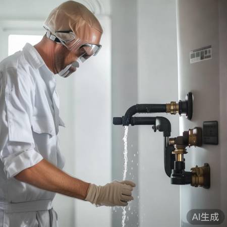 热水器进水缓慢,待稳定再关闭。