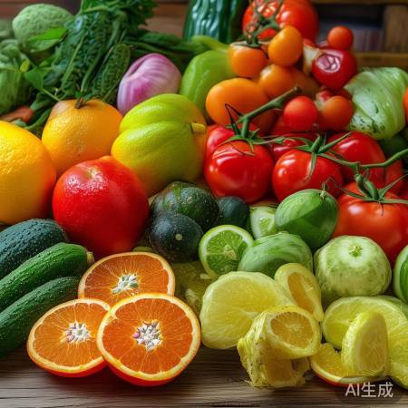 “多吃蔬果,补水好帮手”