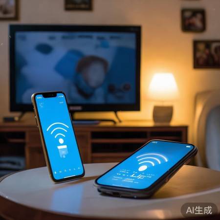 连接电视手机同一WiFi