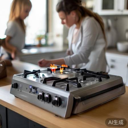台式燃气灶,小巧易操作