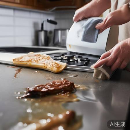 轻柔擦拭油烟机,刷洗滤网