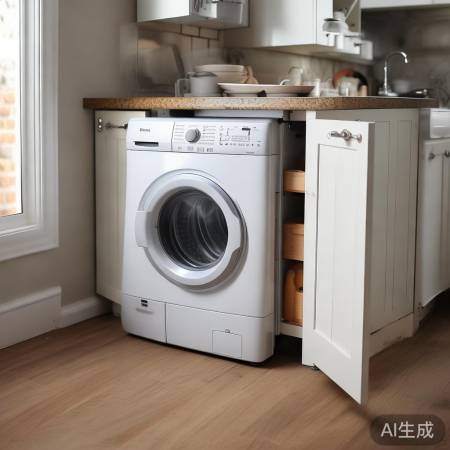 厨房巧置洗衣机