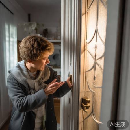 生活小技巧,轻松开防盗门