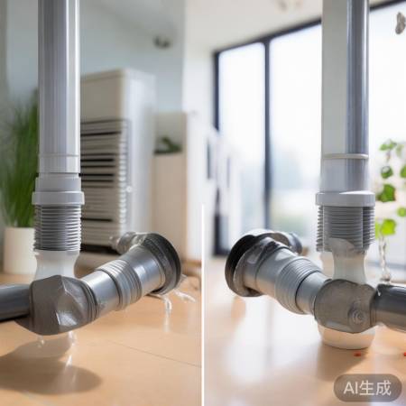 空调排水管选卡口更安全