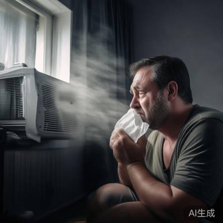 空调吹风易引发咳嗽