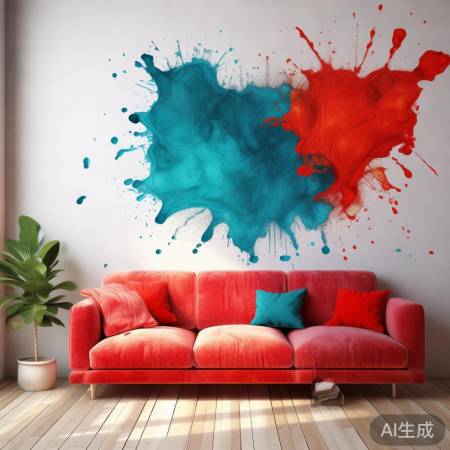 撞色：对比鲜明色彩搭配