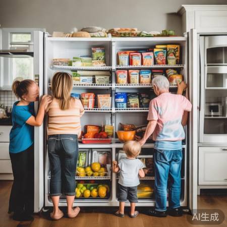 冰箱收纳灵活调整