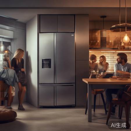 “美的法式冰箱,时尚厨房新选择