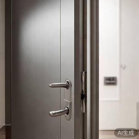 “寻找门合页位置”