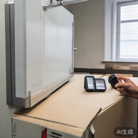 拆箱检查消毒柜外观