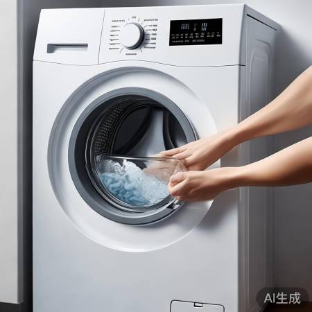 半自动洗衣机，操作简单，家用首