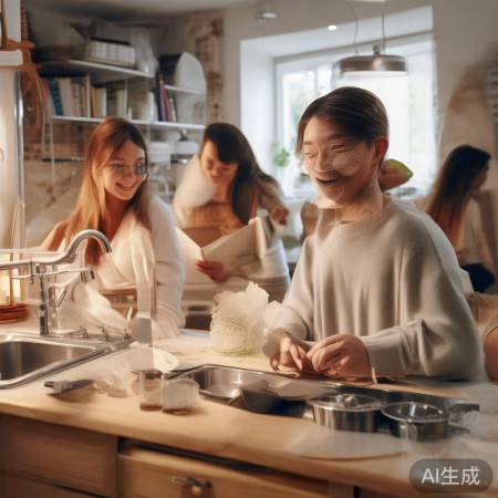 讲究卫生，健康快乐