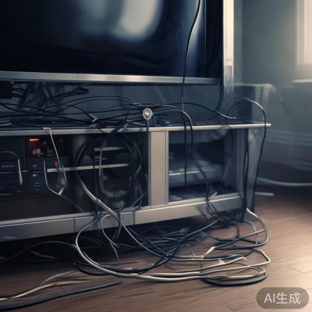 检查电视连接线松紧