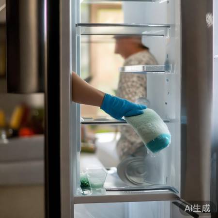 “定期清理冰箱，卫生保鲜两不误