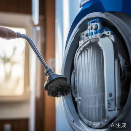 清洗滤网，热水器大扫除