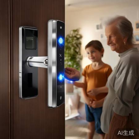 指纹锁语音控制，老人小孩也能用