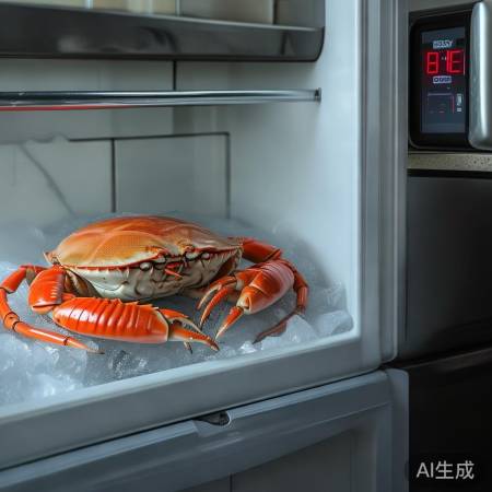 活蟹冰箱不宜久存