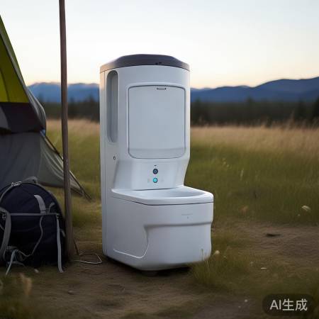 露营后，清洁收纳智能马桶