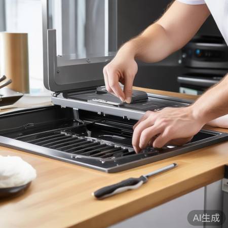 断电后拆油烟机螺丝