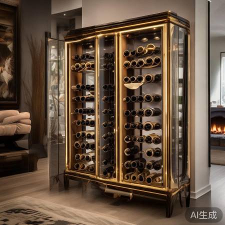 定制实木红酒柜，美好生活加分项