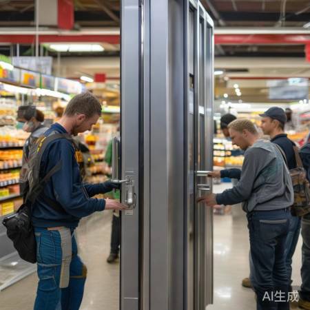 甘肃超市防盗门,安全温暖人心