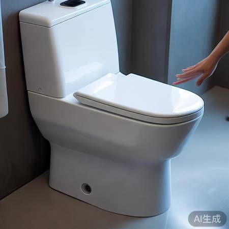 自动冲水，静音省心