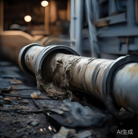 燃气管道堵塞，杂质阻流