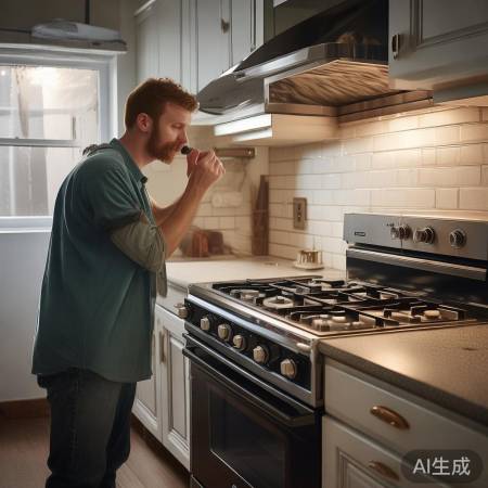 检查气源，排除泄漏