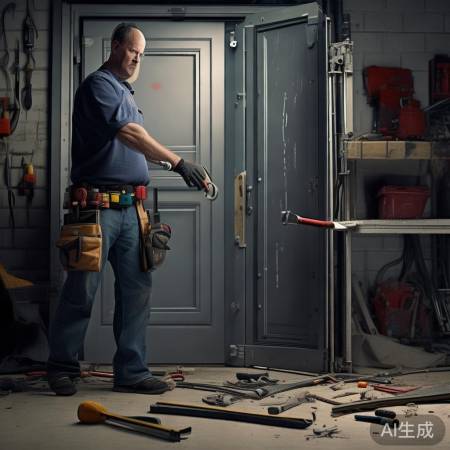 防盗门拆法教学