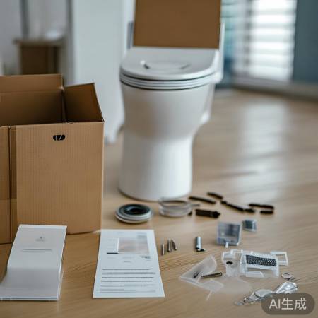 检查智能马桶配件