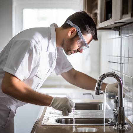 安装完毕，检查水龙头工作