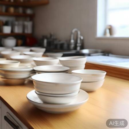 碗碟按频摆放，方便整洁