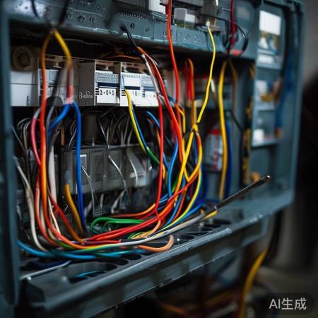 断电后小心打开接线盒