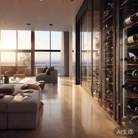 雅丽家酒柜专业服务网点解释_豪宅搭配红酒柜，品味生活新境界