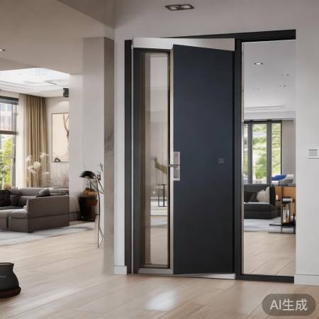 “一体式防盗门，美观又安全”