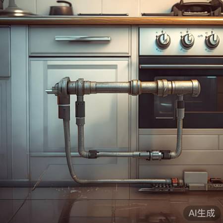 检查燃气管道连接